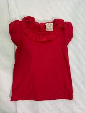 The Beaufort Bonnet Company Red Peterpan Top Size 5